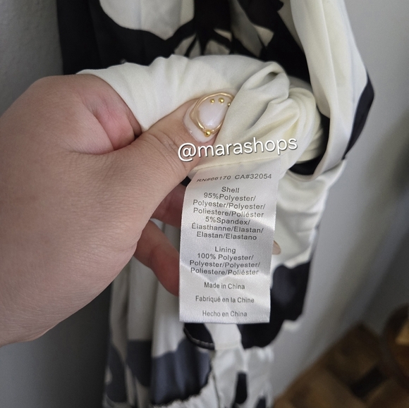 Hutch Guthrie Sleeveless Floral V-Neck Side-Slit Satin Maxi Dress - Picture 7 of 8